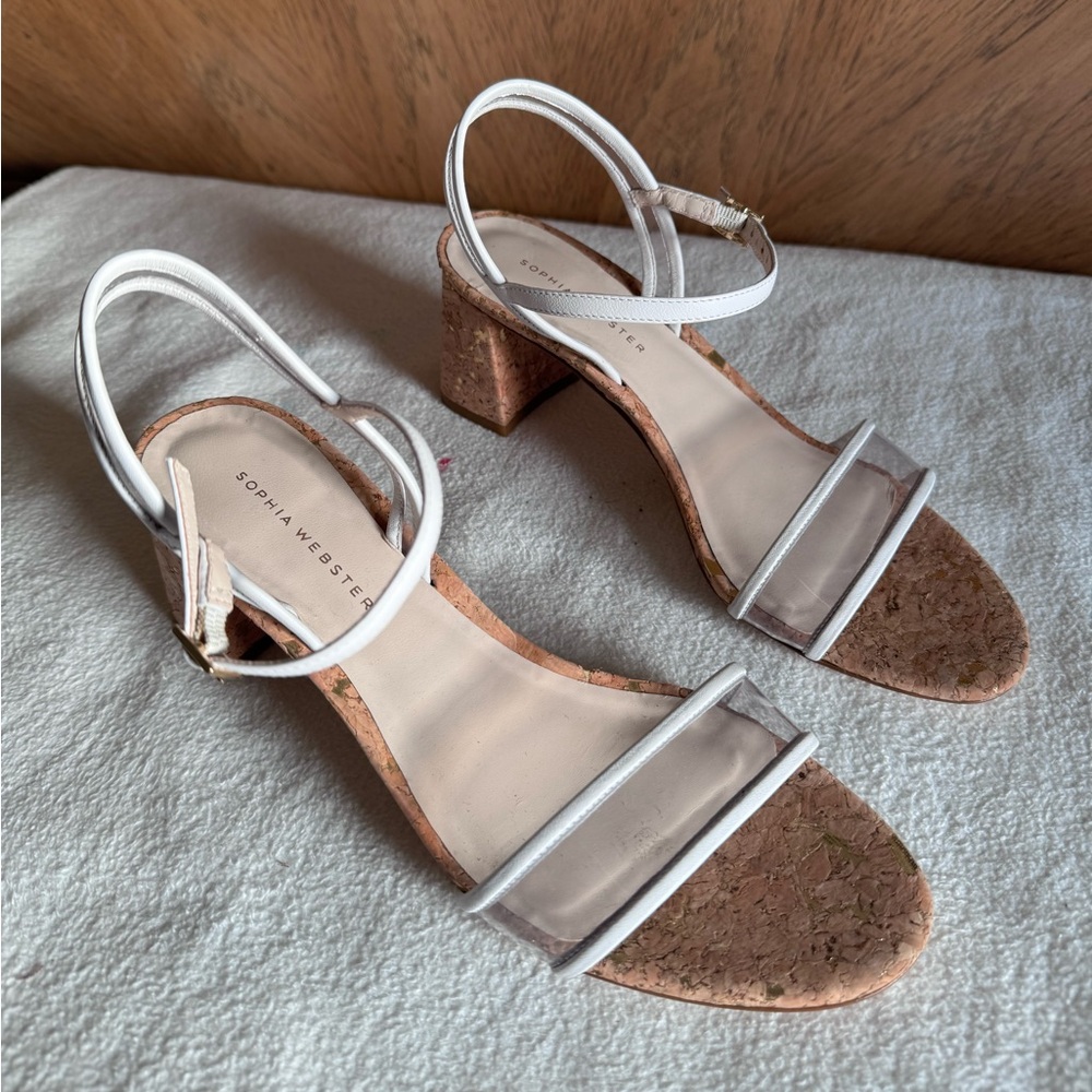 Sophia Webster strappy heel sandal size US 9.8 - Picture 3 of 14